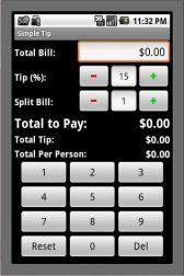 free game image for Simple Tip Calculator game pic for Simple Tip Calculator